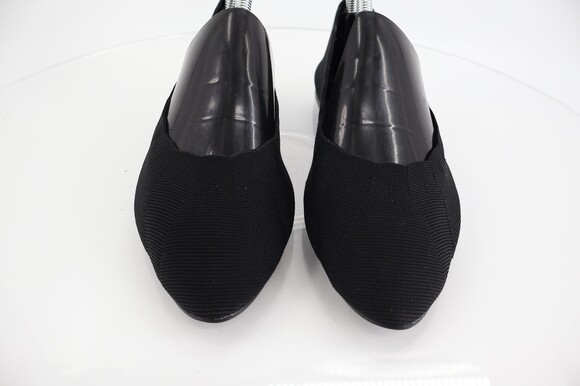 Skechers Women's Cleo Bewitch Flats Size 9 Black Knit Comfy Slip On Shoe Casual - Picture 4 of 11